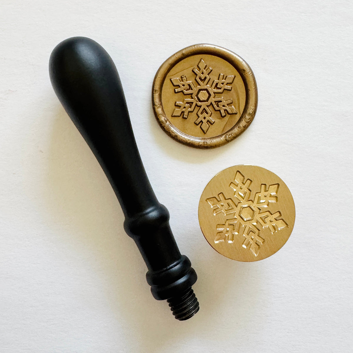 Snowflake Wax Seal Stamp Set (Set of 3)