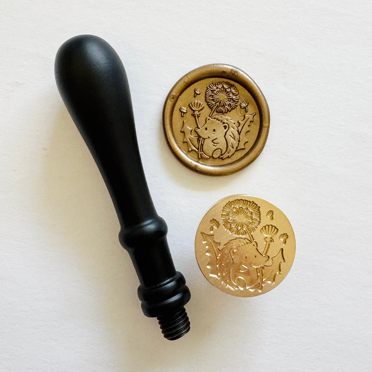 Hedgehog Wax Stamp