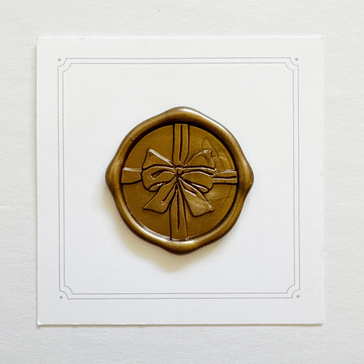Elegant Bow Wax Stamp