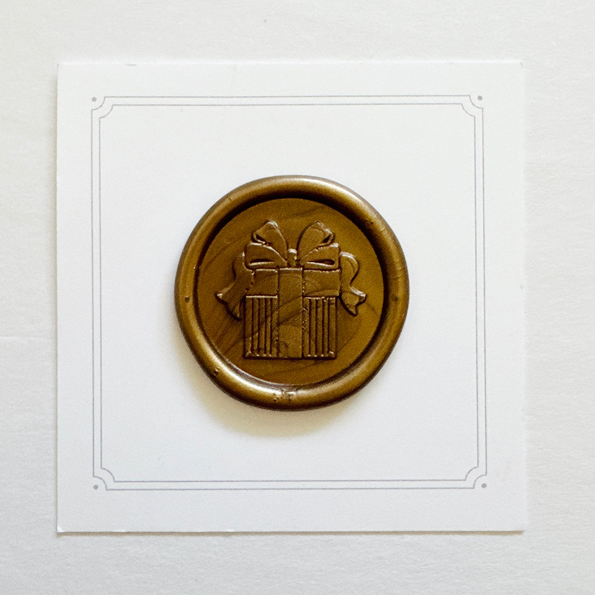 Present Wax Stamp 3-D
