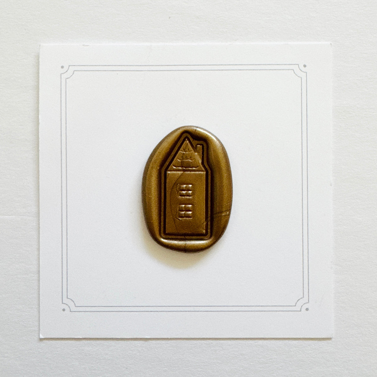Mini Gingerbread House No. 2 Wax Seal Stamp