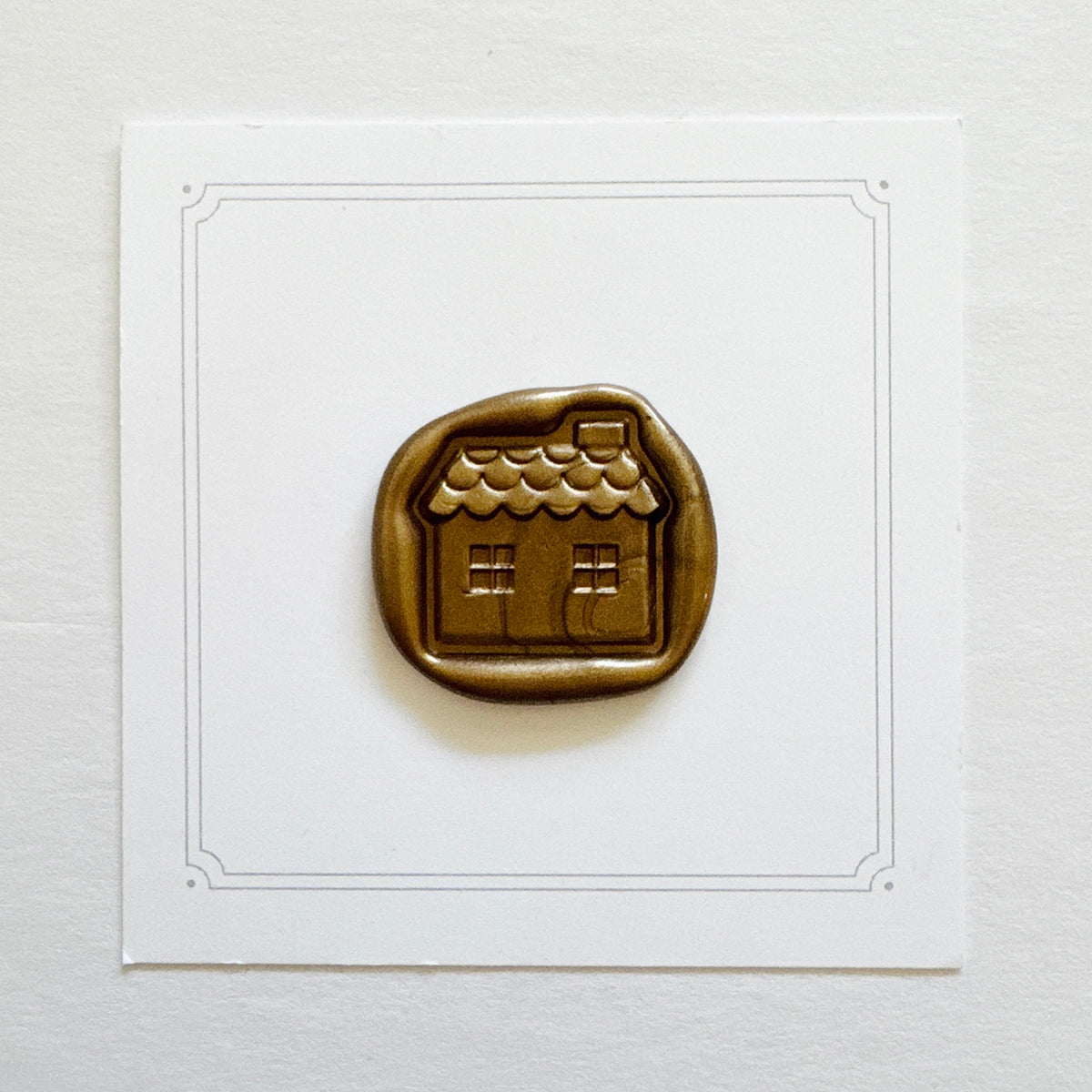 Mini Gingerbread House No. 1 Wax Seal Stamp