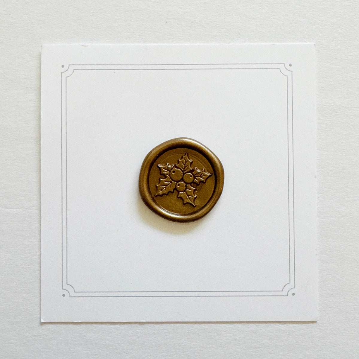 Mini Holly Wax Stamp