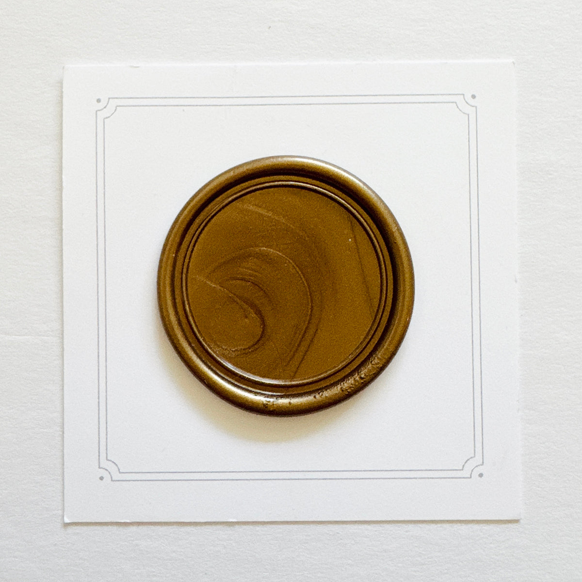 Classic Border Blank Wax Seal Stamp Set (Set of 3)