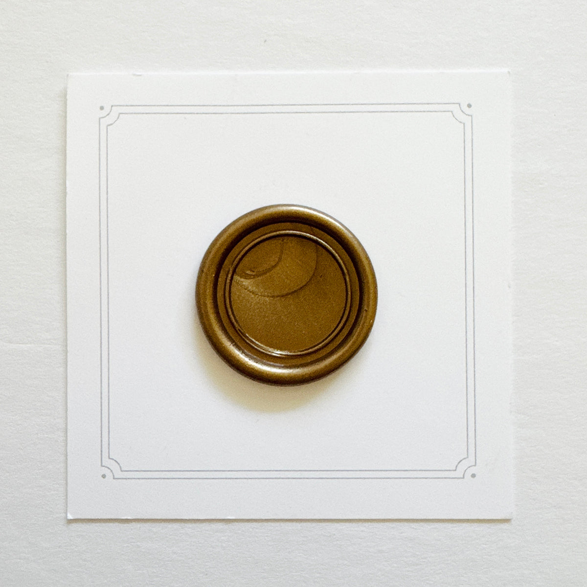 Classic Border Blank Wax Seal Stamp Set (Set of 3)