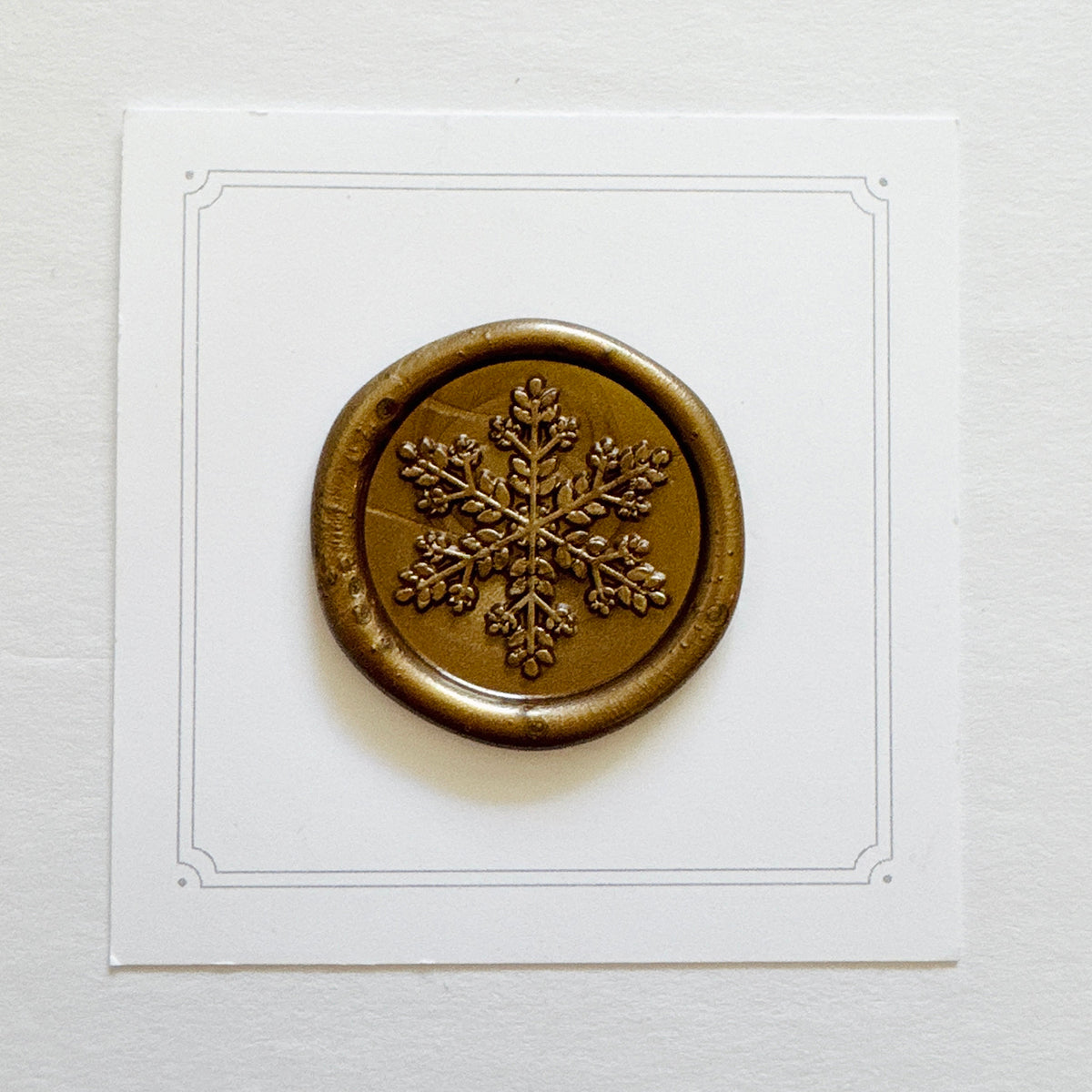Snowflake Wax Seal Stamp Set (Set of 3)