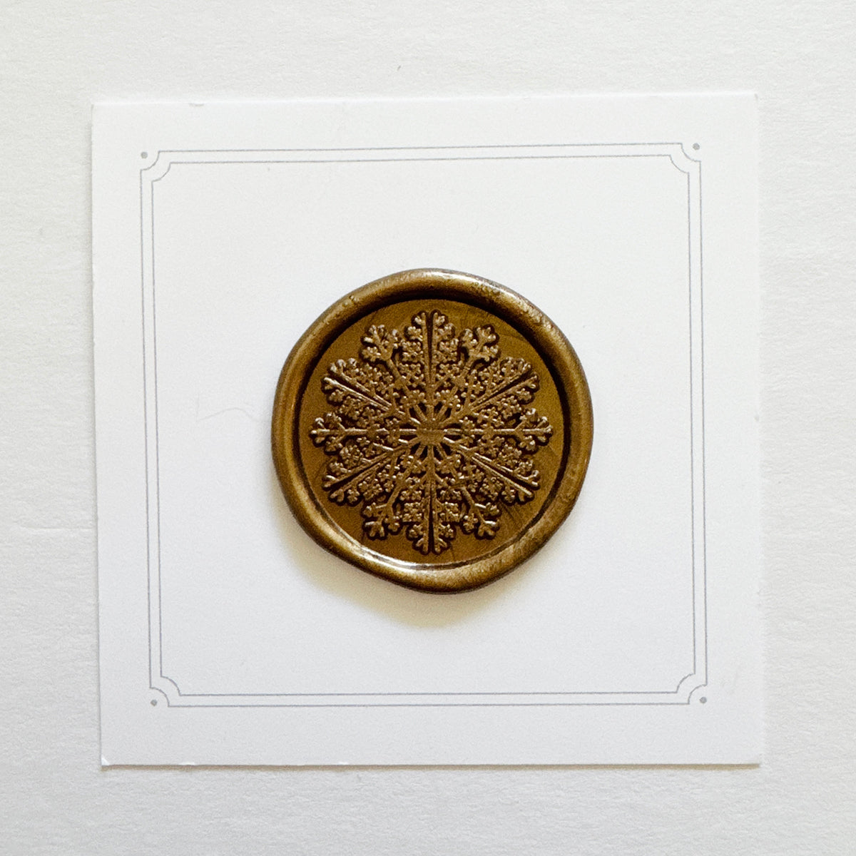 Snowflake Wax Seal Stamp Set (Set of 3)