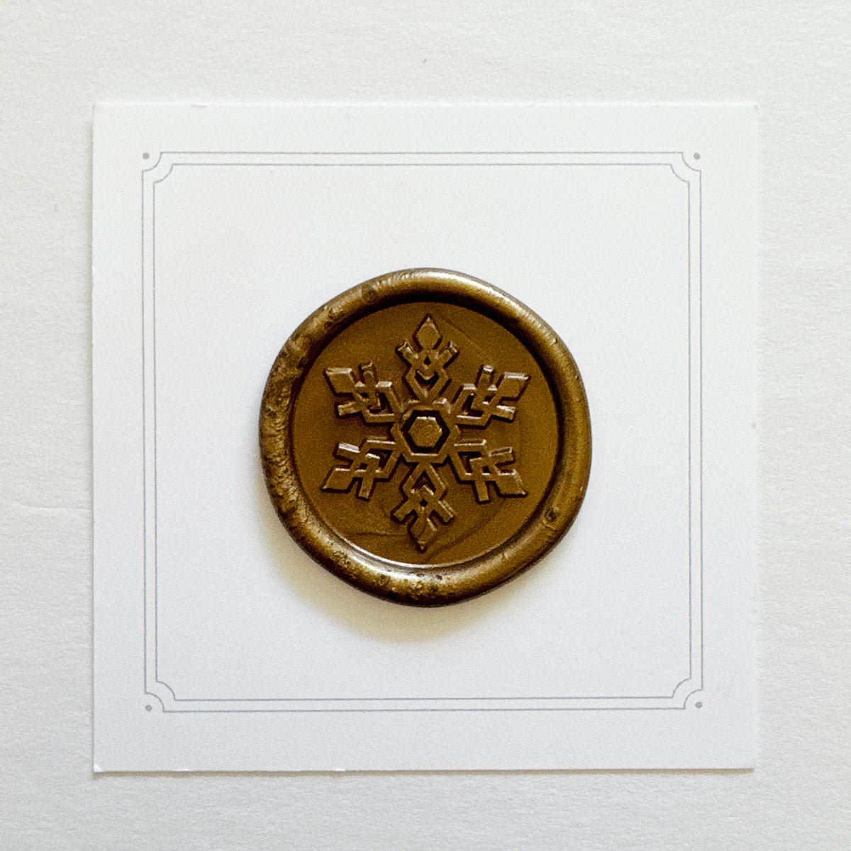 Snowflake Wax Seal Stamp Set (Set of 3)