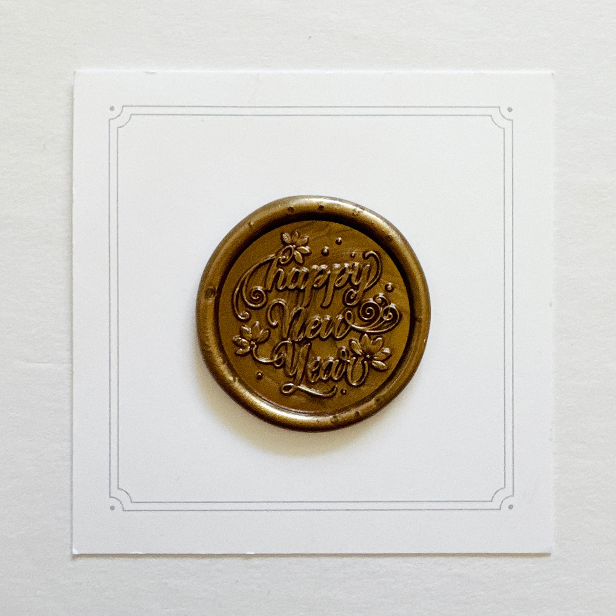 Happy New Year Wax Stamp
