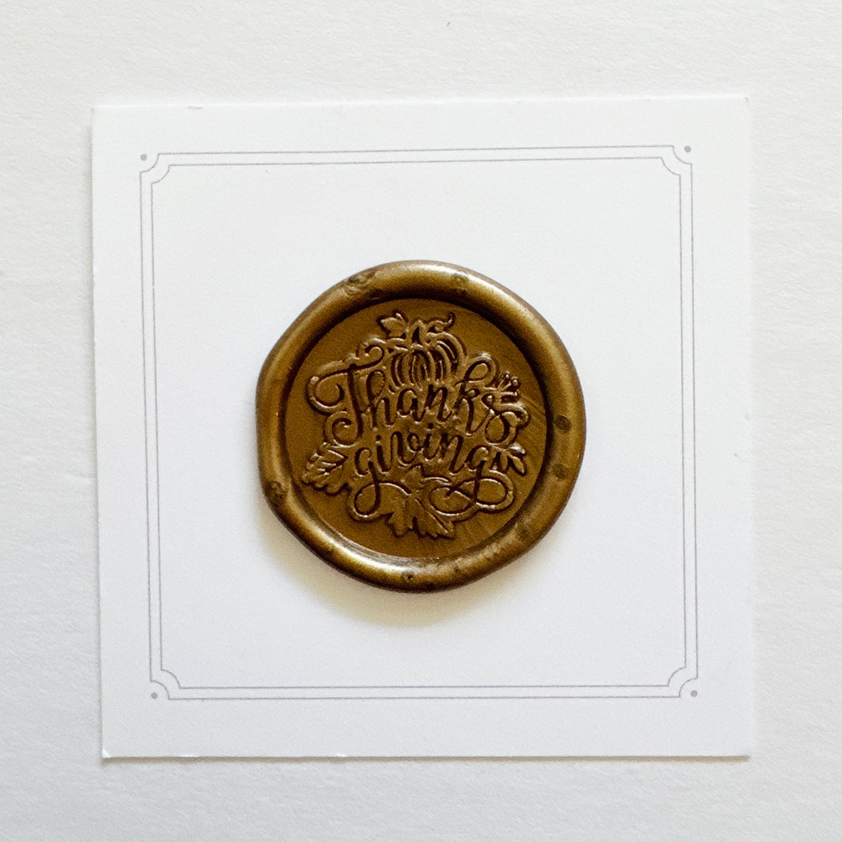 Thanksgiving Wax Stamp
