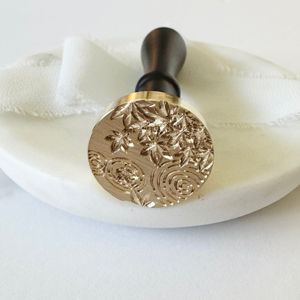 Fall Pond Wax Stamp