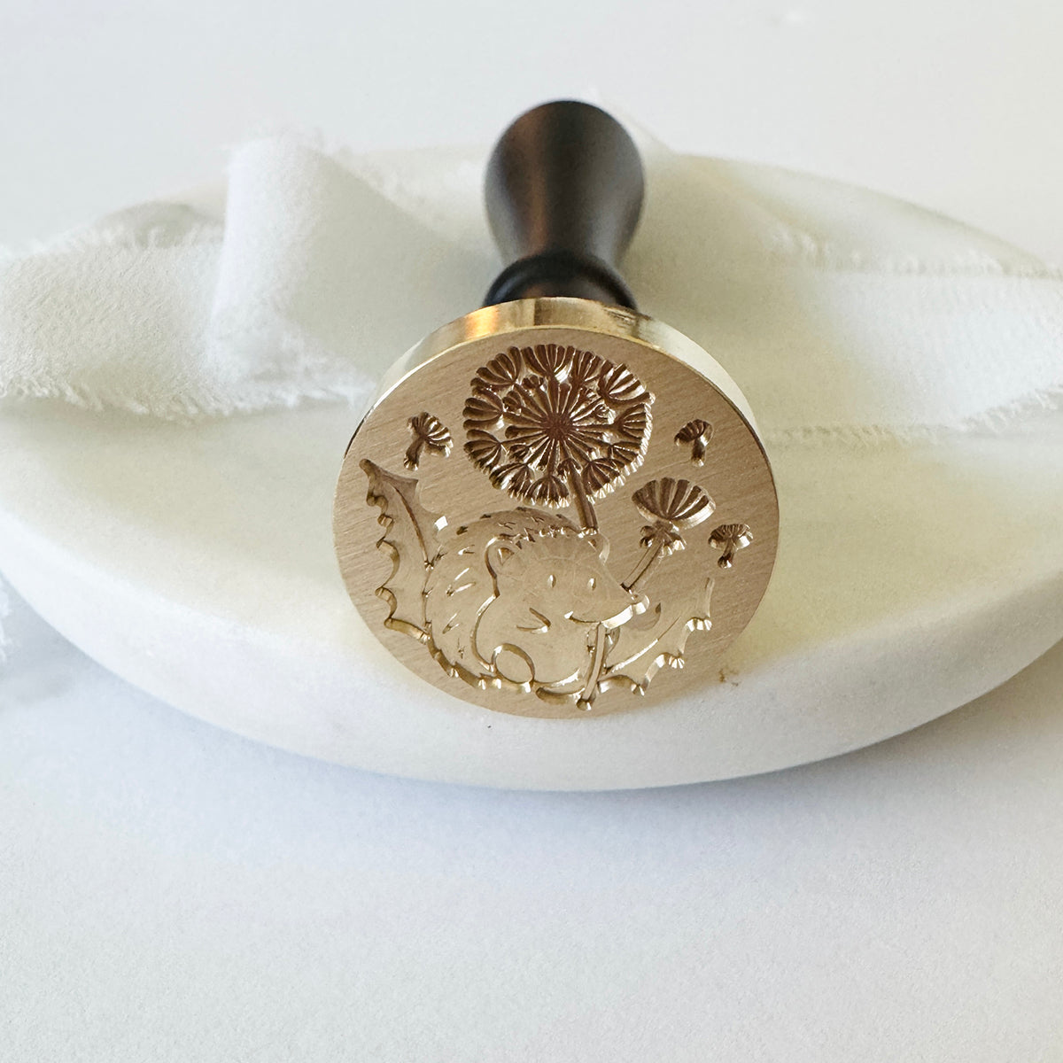 Hedgehog Wax Stamp