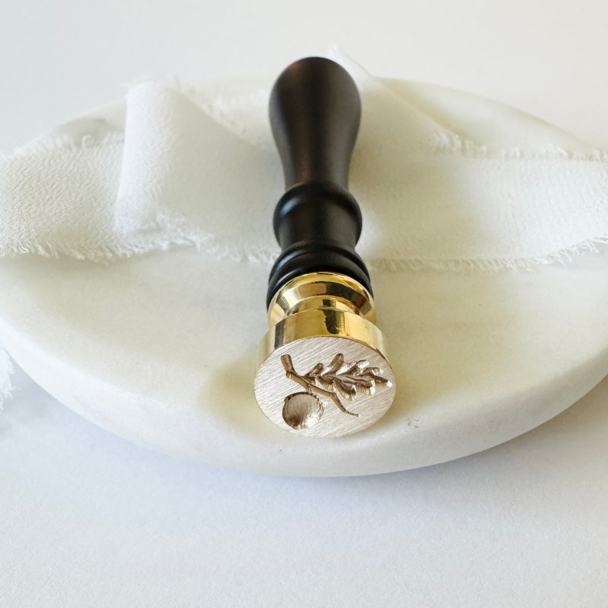 Mini Leaf & Acorn Stamp (3-D)