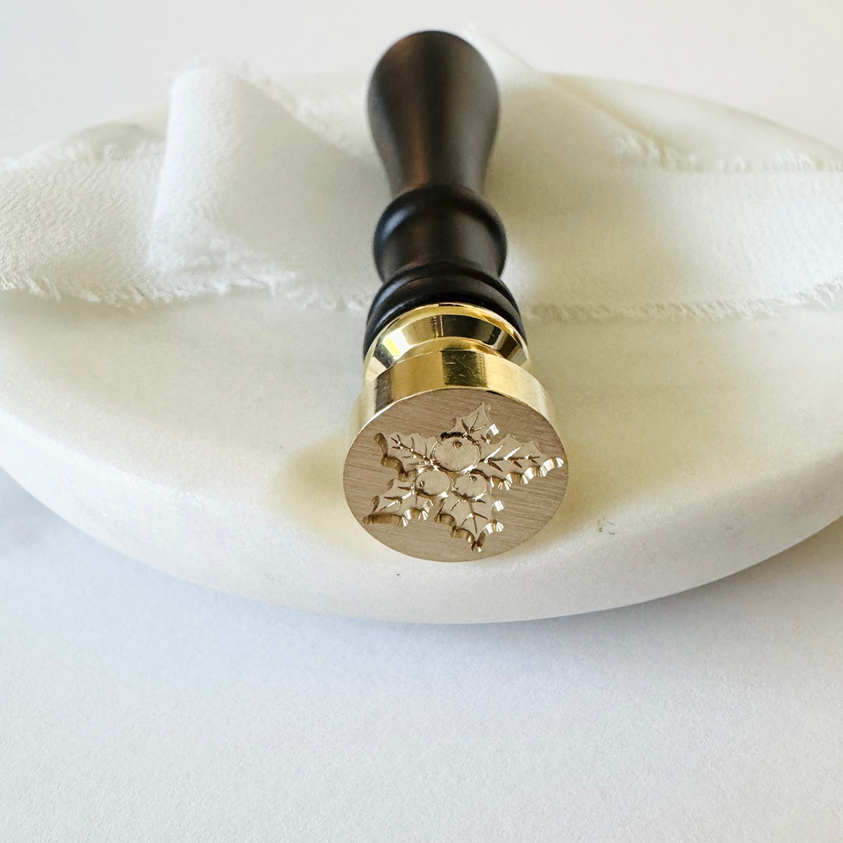Mini Holly Wax Stamp
