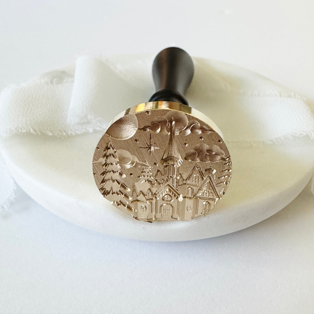 Starlit Chapel Wax Stamp 3-D