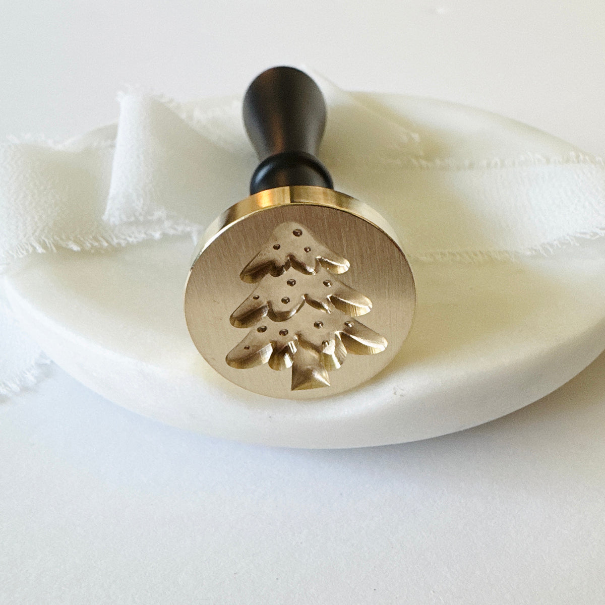 Christmas Tree Wax Stamp 3-D