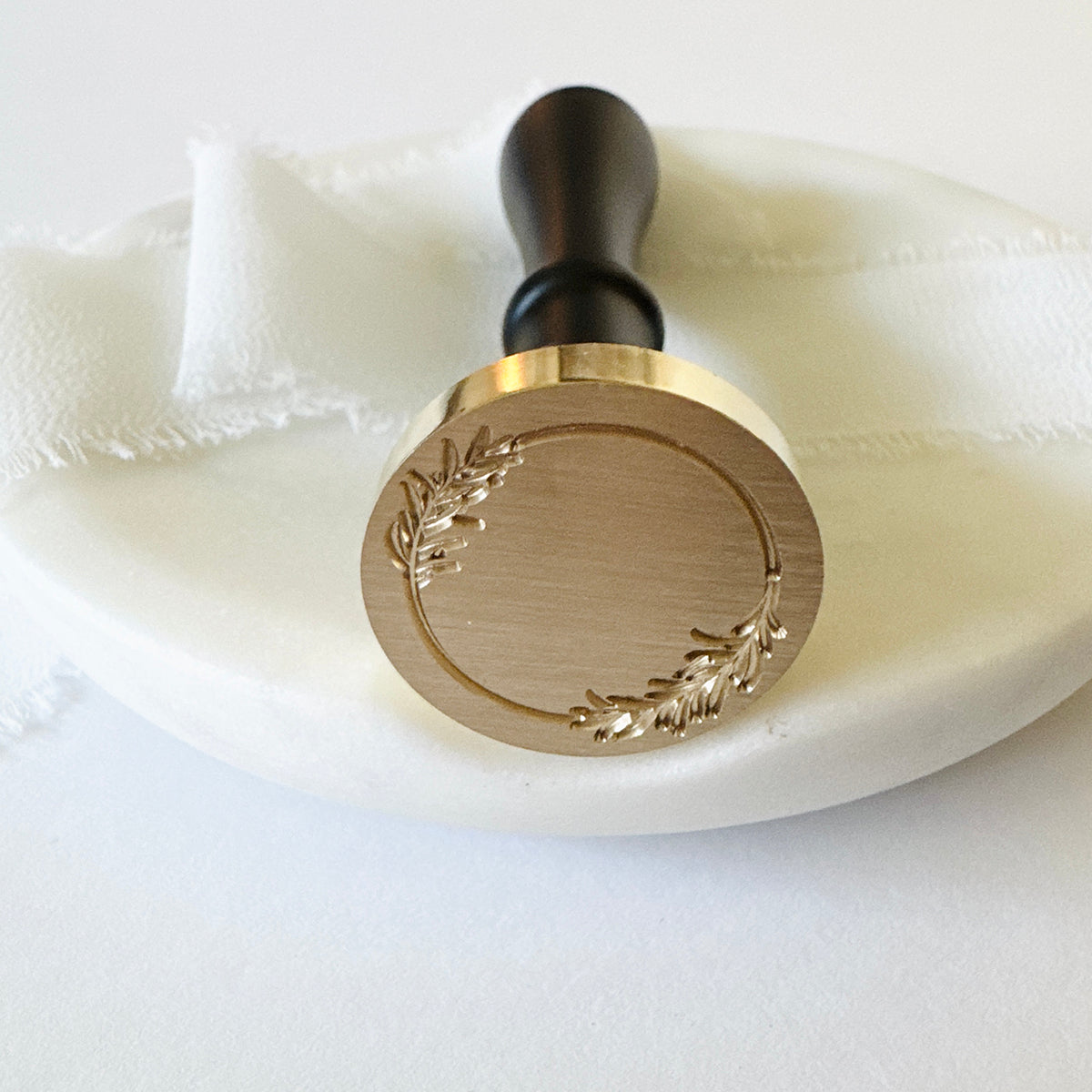Leaf Frame Wax Stamp