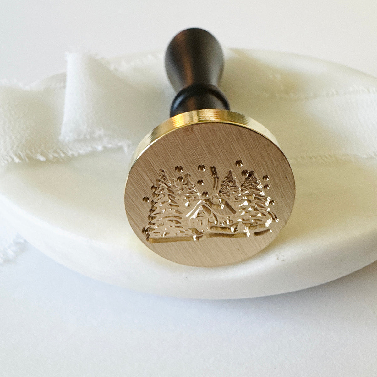 Cabin in the Pines Wax Stamp