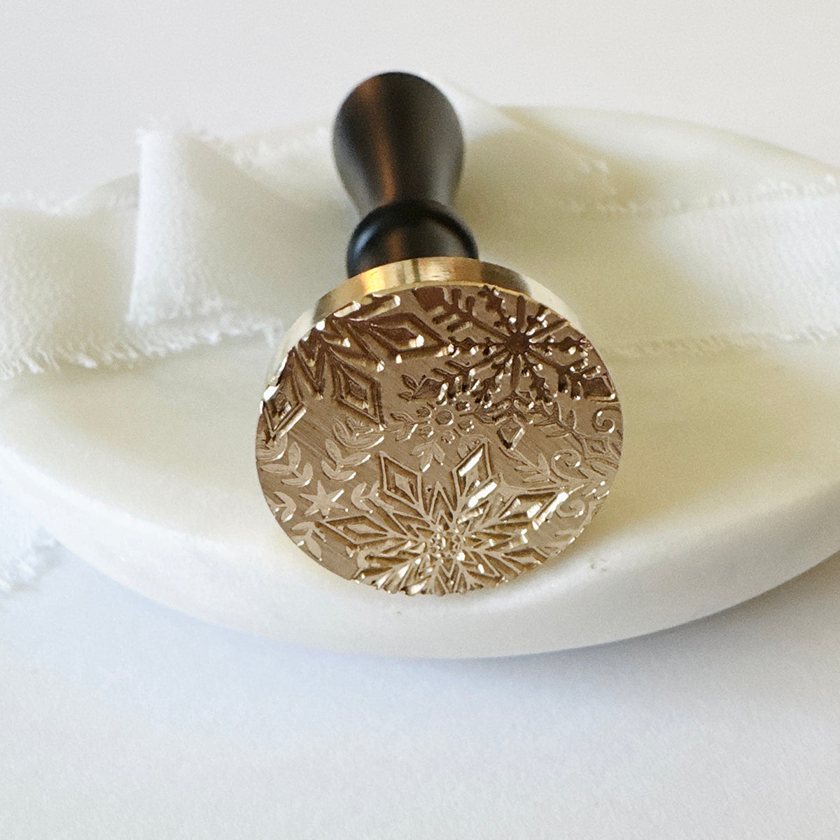 Layered Snowflakes Wax Stamp