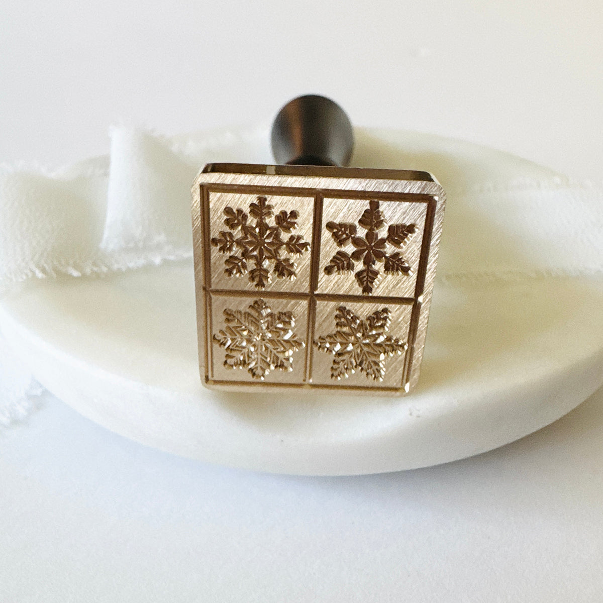 Snowflake Grid Wax Stamp