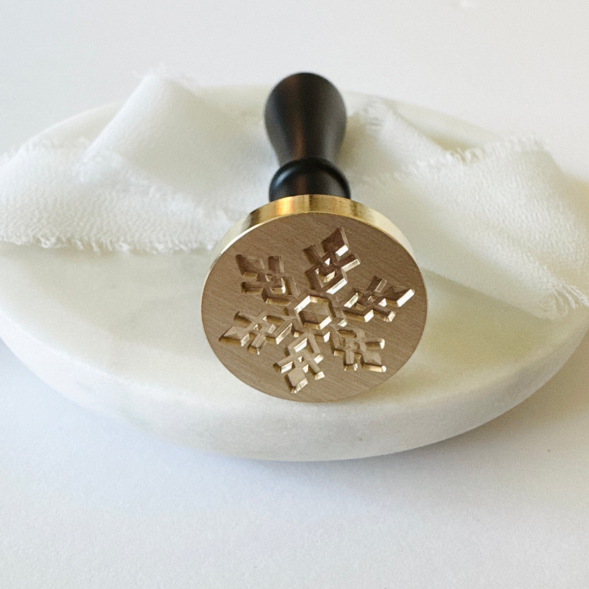 Snowflake Wax Seal Stamp Set (Set of 3)