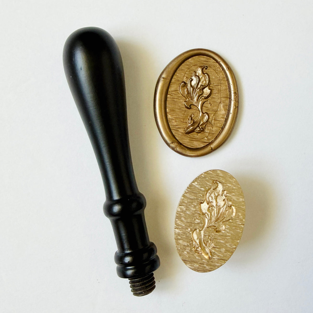 Flowing Fin Goldfish Wax Seal Stamp 3-D