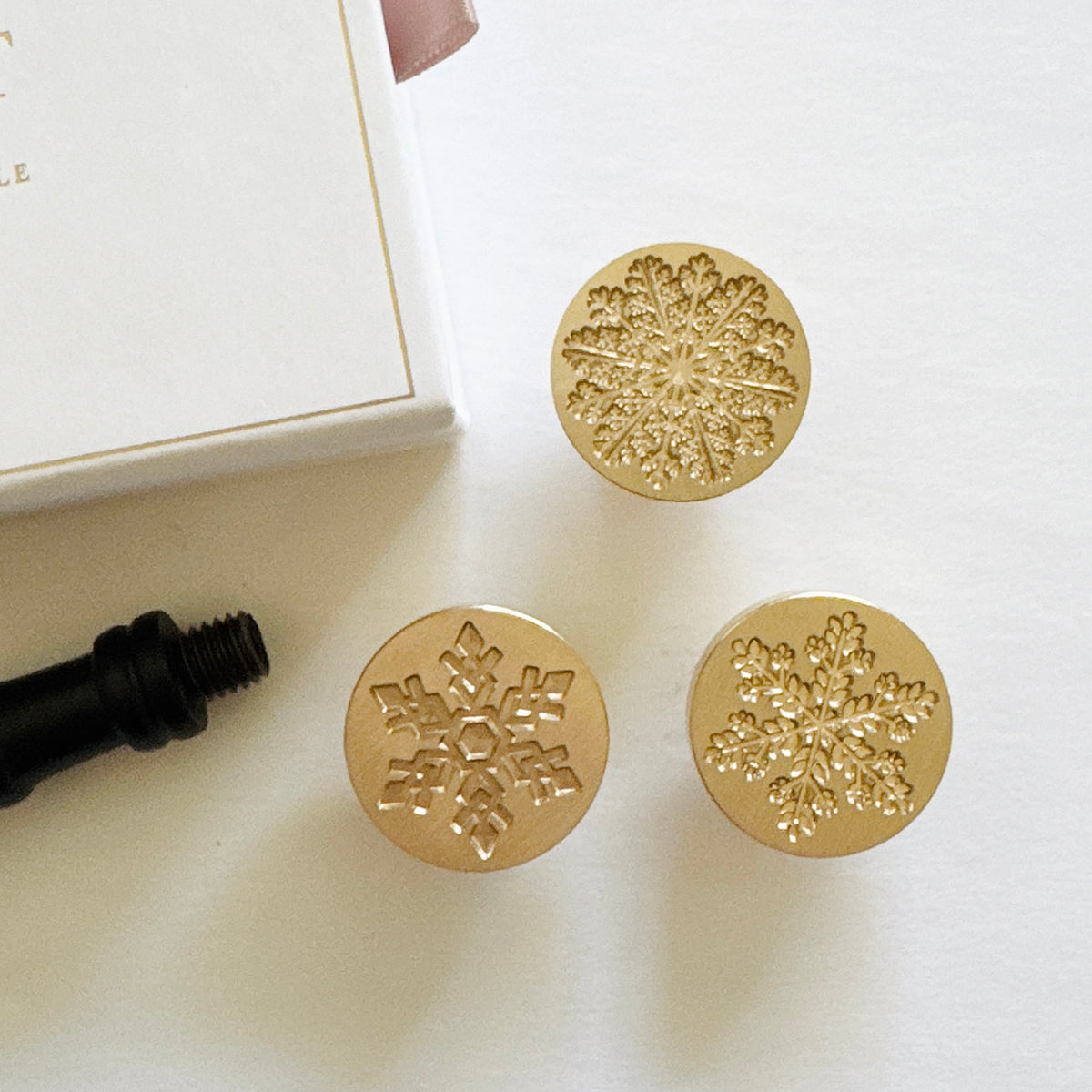 Snowflake Wax Seal Stamp Set (Set of 3)