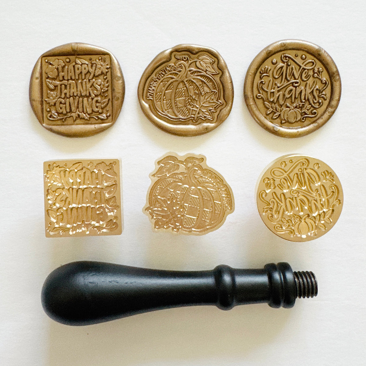 Thanksgiving Wax Seal Stamp Set (Set of 3)