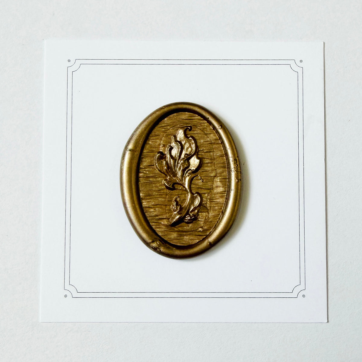 Flowing Fin Goldfish Wax Seal Stamp 3-D