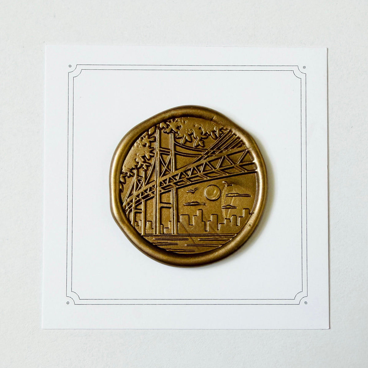 Sunset Bridge Wax Seal Stamp