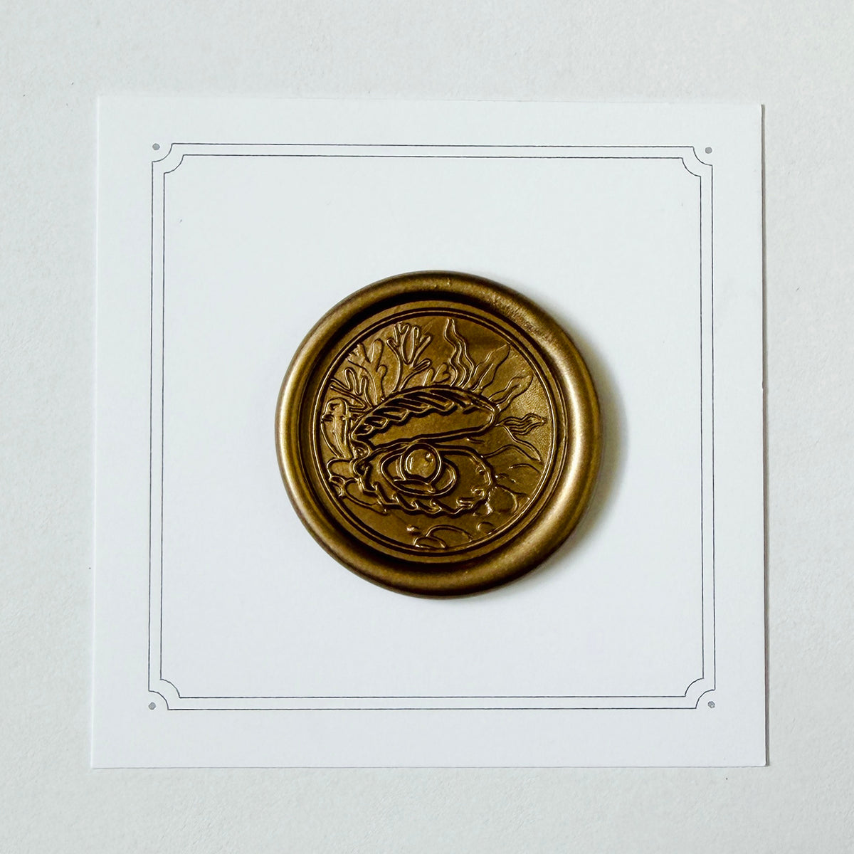 Pearl Oyster Wax Seal Stamp