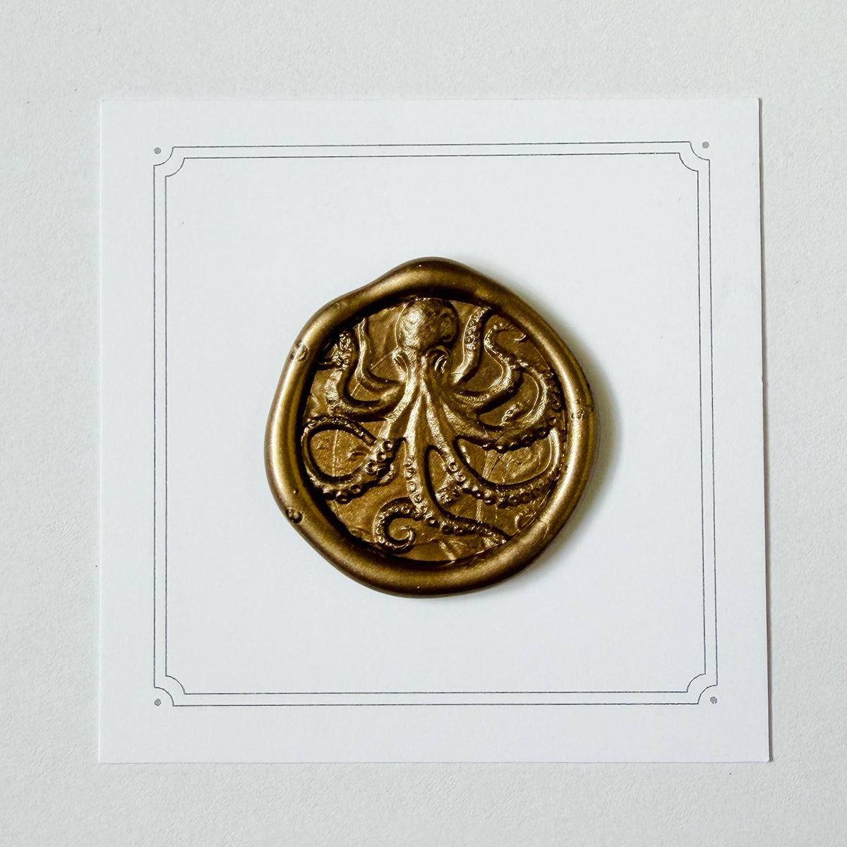 Octopus Wax Seal Stamp 3-D