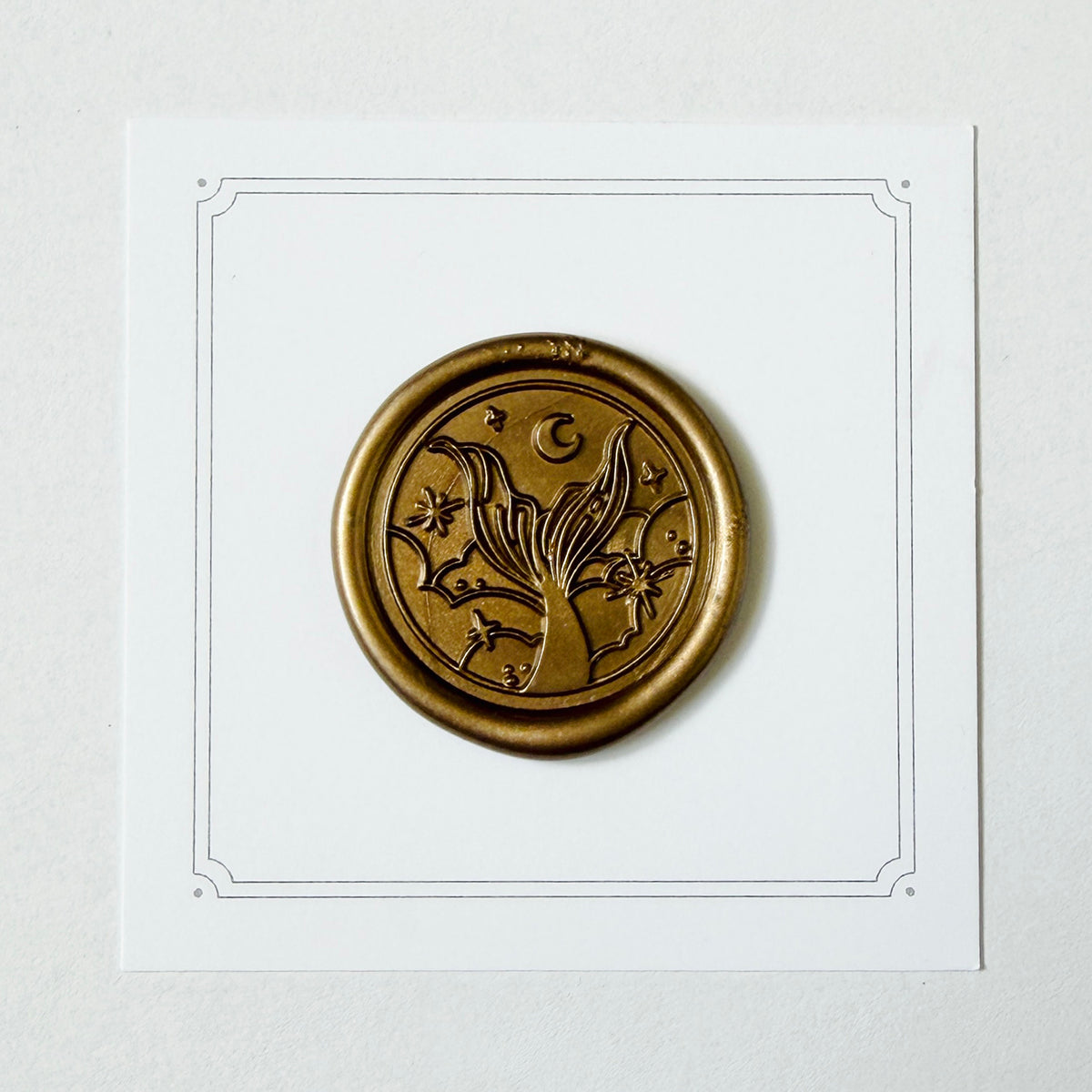 Moonlit Mermaid Tail Wax Seal Stamp