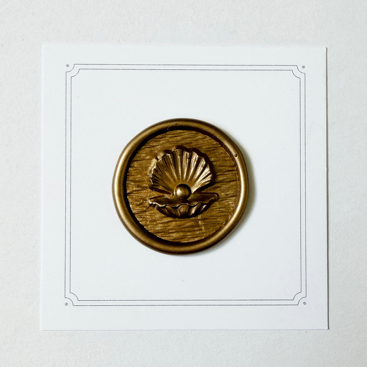 Hidden Pearl Wax Seal Stamp 3-D
