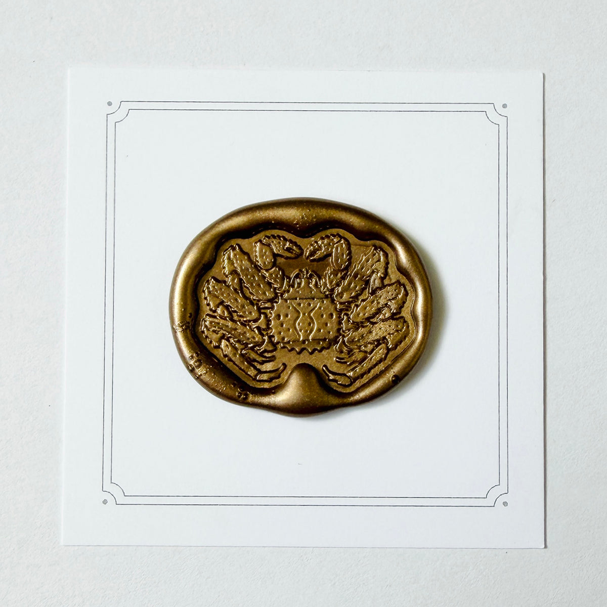 Crab Wax Seal Stamp