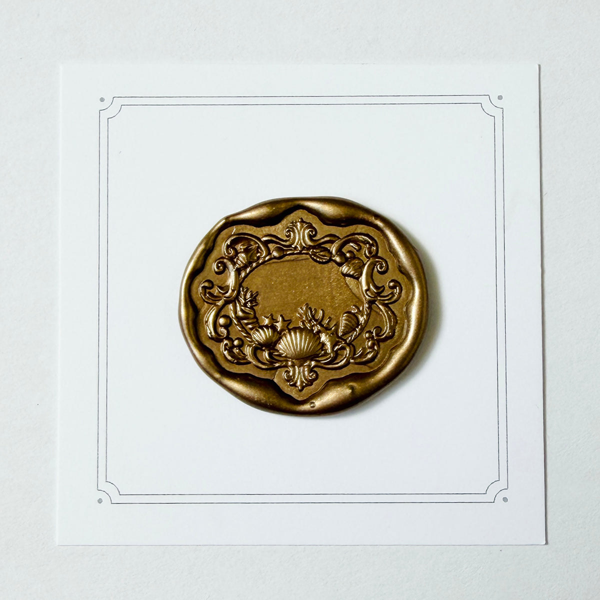 Sea Frame No. 2 Wax Seal Stamp 3-D