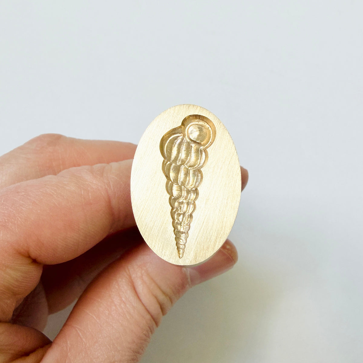 Spiral Sea Shell Wax Seal Stamp 3-D