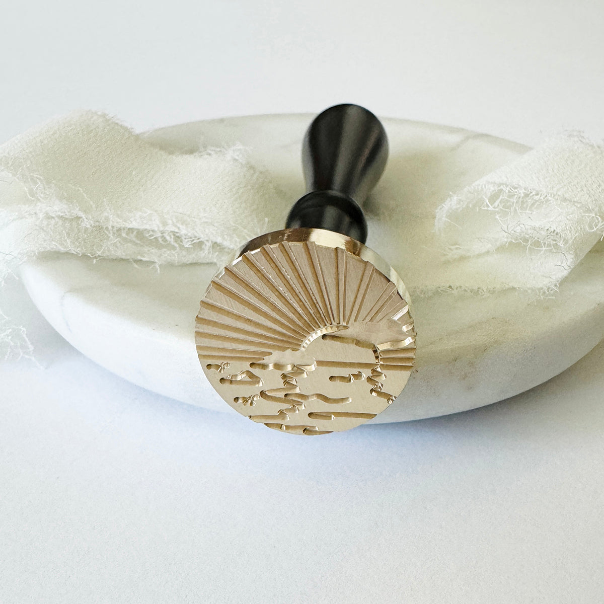 Ocean Sunset Wax Stamp