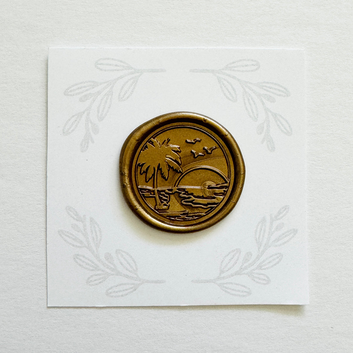 Beach Wax Stamp