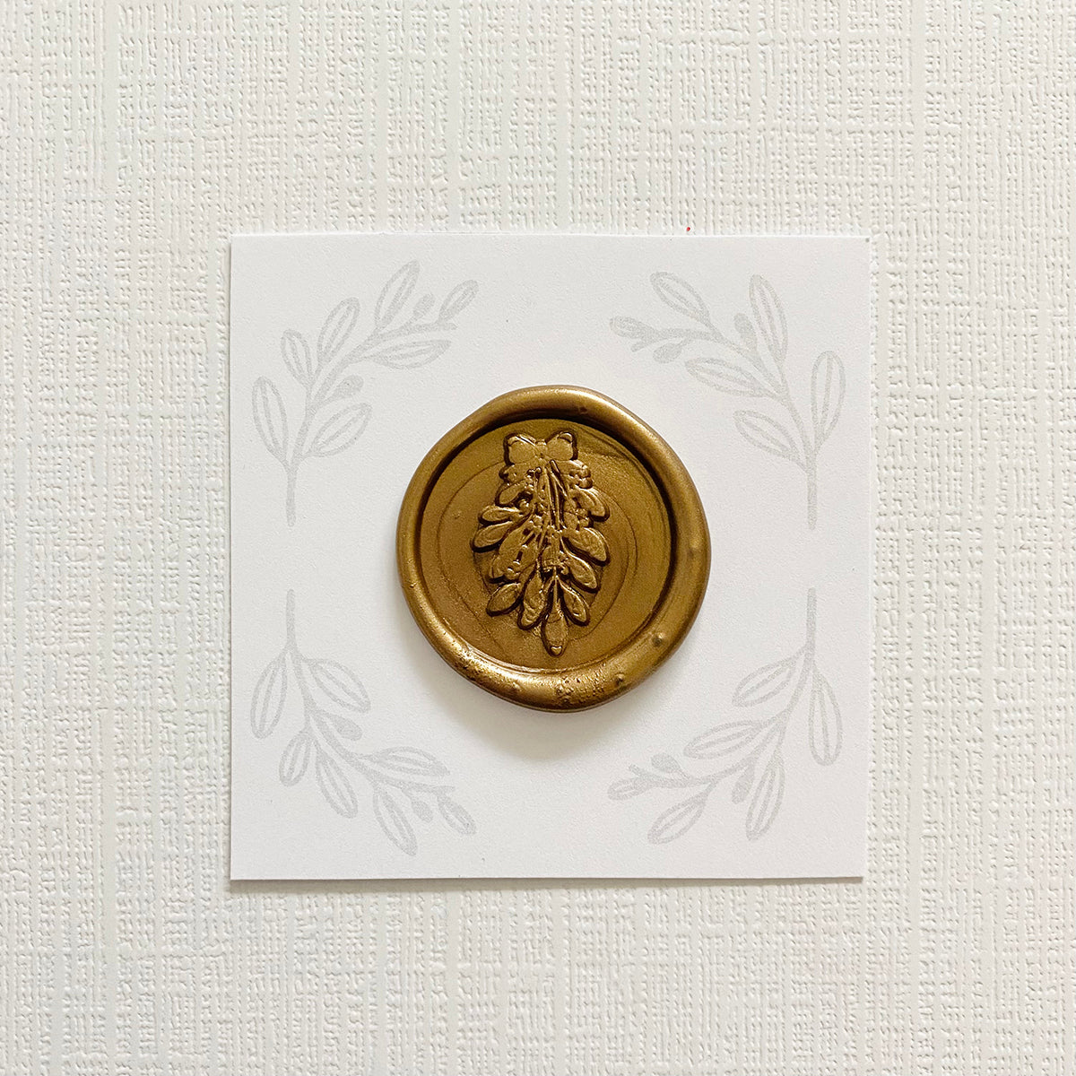 Hanging Mistletoe Wax Seal Stamp