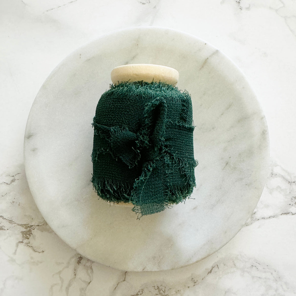 Forest Green Chiffon Ribbon