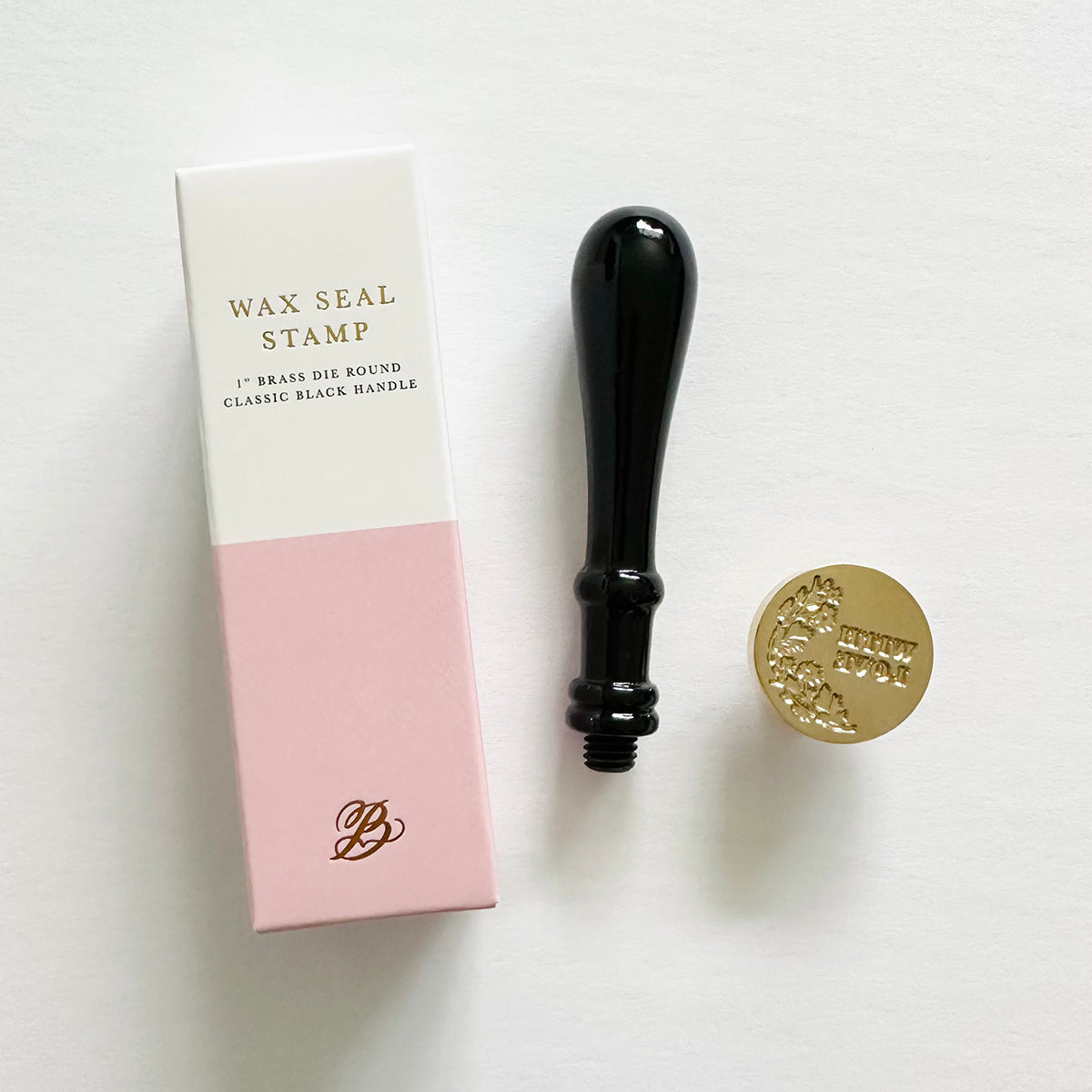 With Love Floral Wax Stamp
