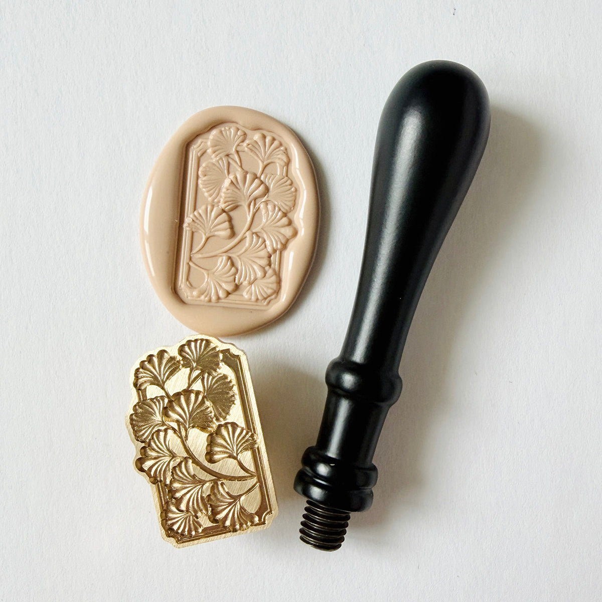 Autumn Ginkgo Wax Seal Stamp 3-D