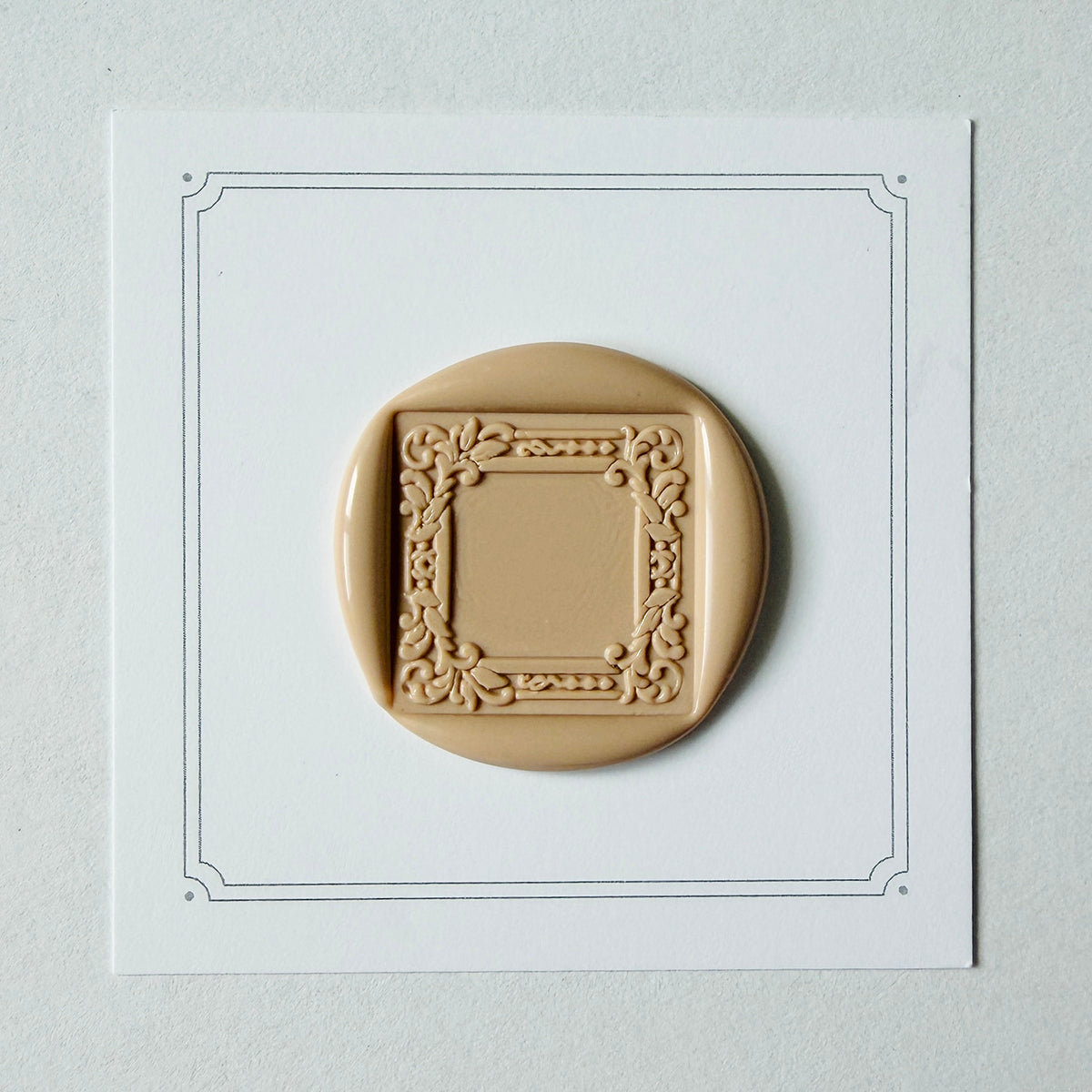 Square Frame Wax Seal Stamp Set (Set of 3)
