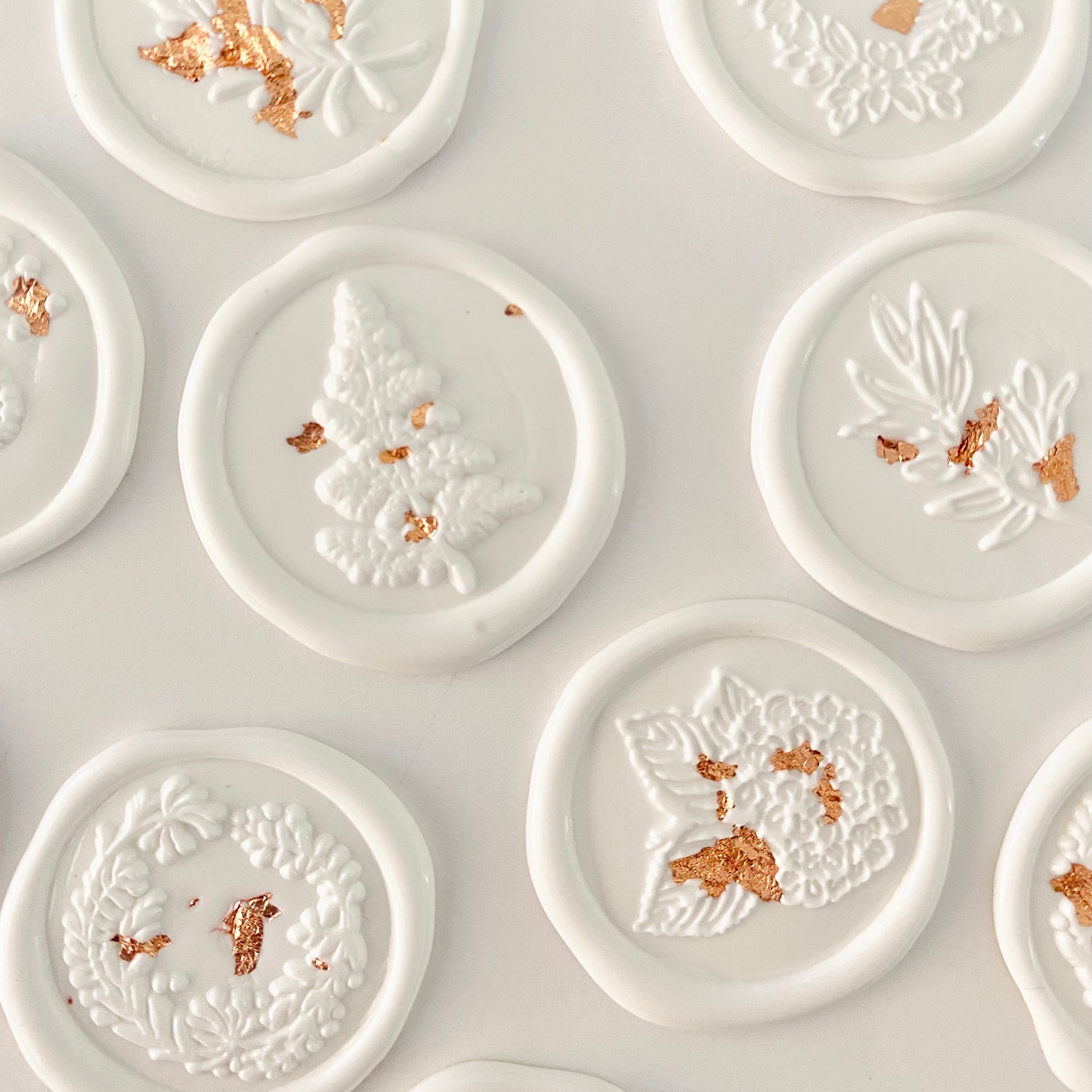 Rose Gold Foil Flakes for Wax Seals