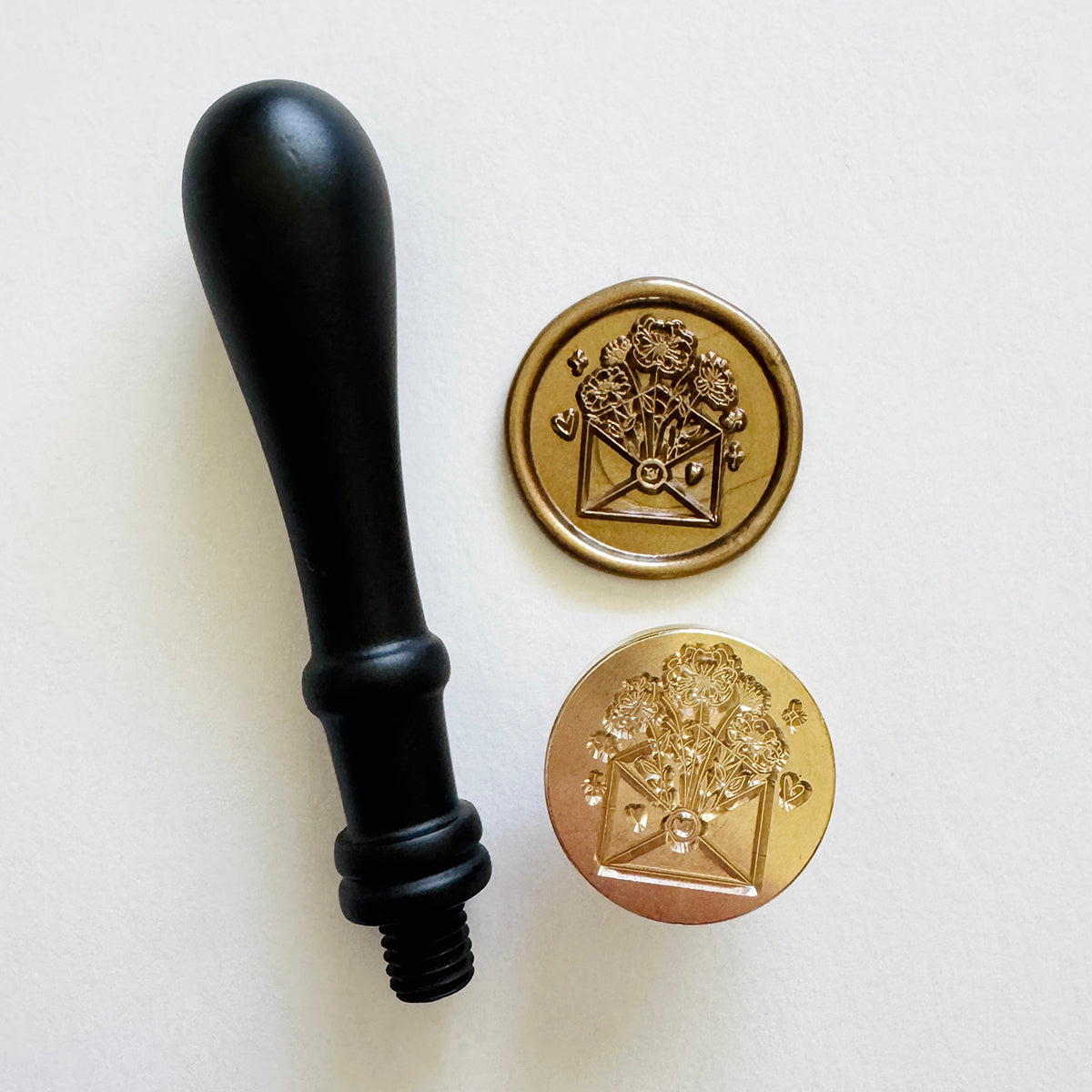 Letter Full of Flowers Wax Seal Stamp