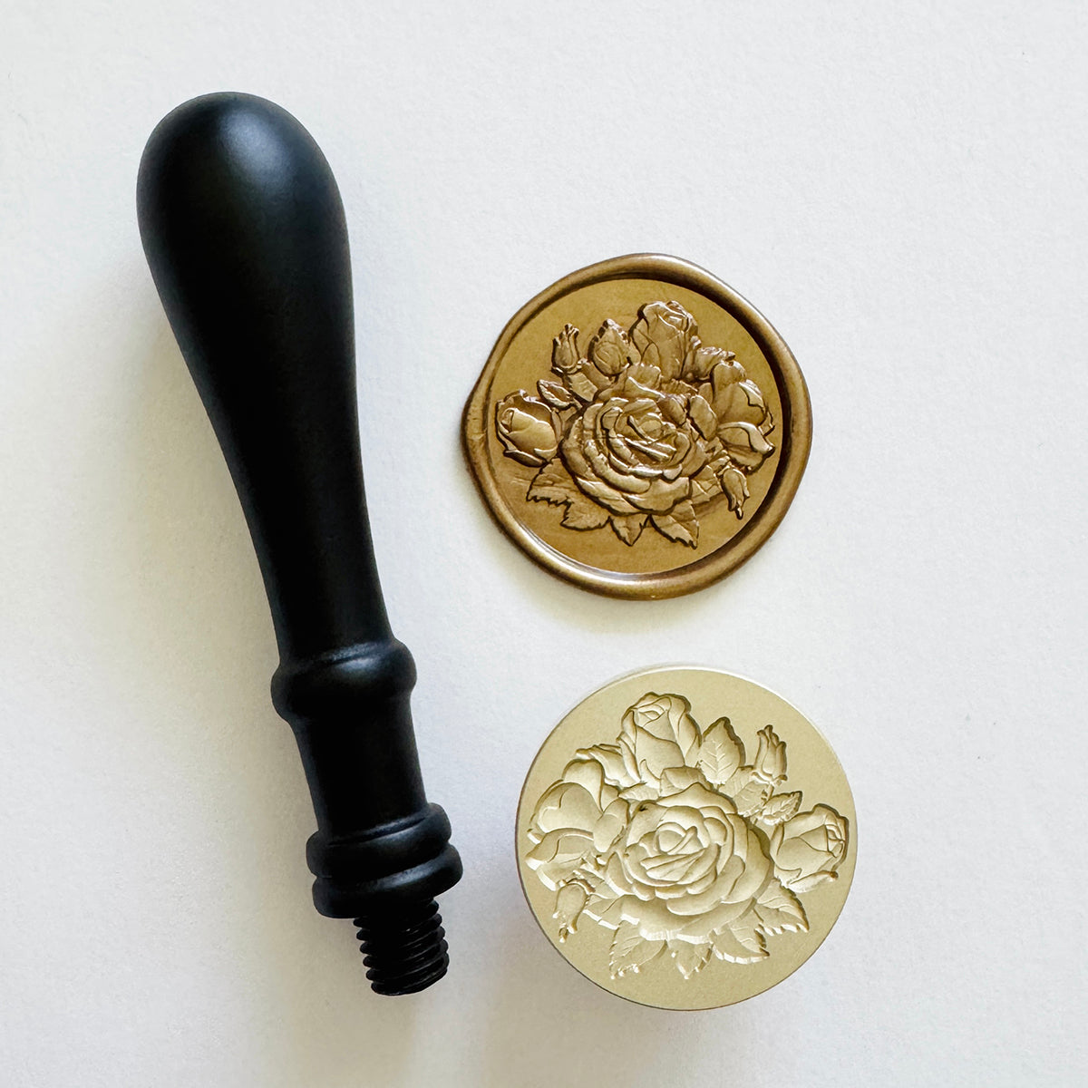 Timeless Rose Wax Stamp (3-D)