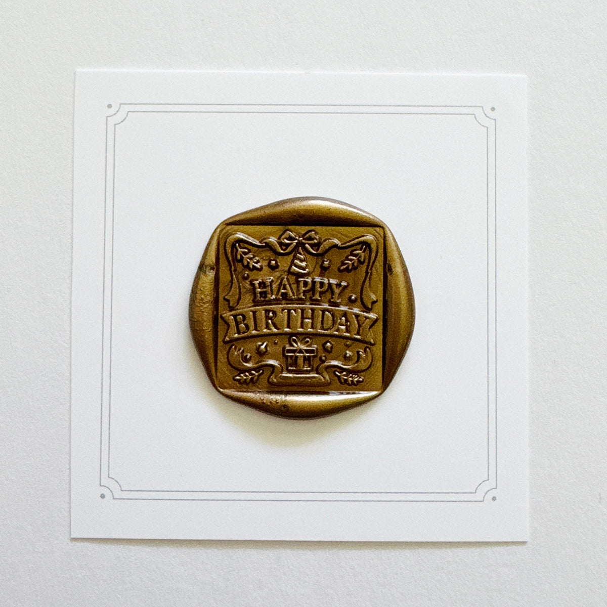 Happy Birthday Wax Seal Stamp Set (Set of 3)