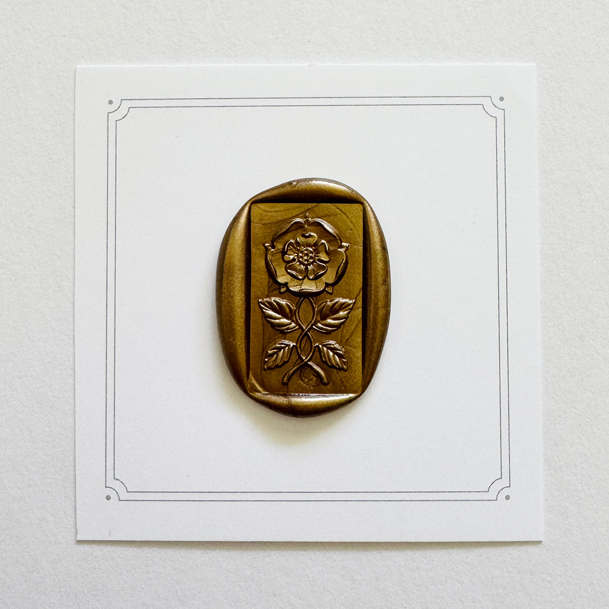 Tudor Rose Wax Stamp (3-D)