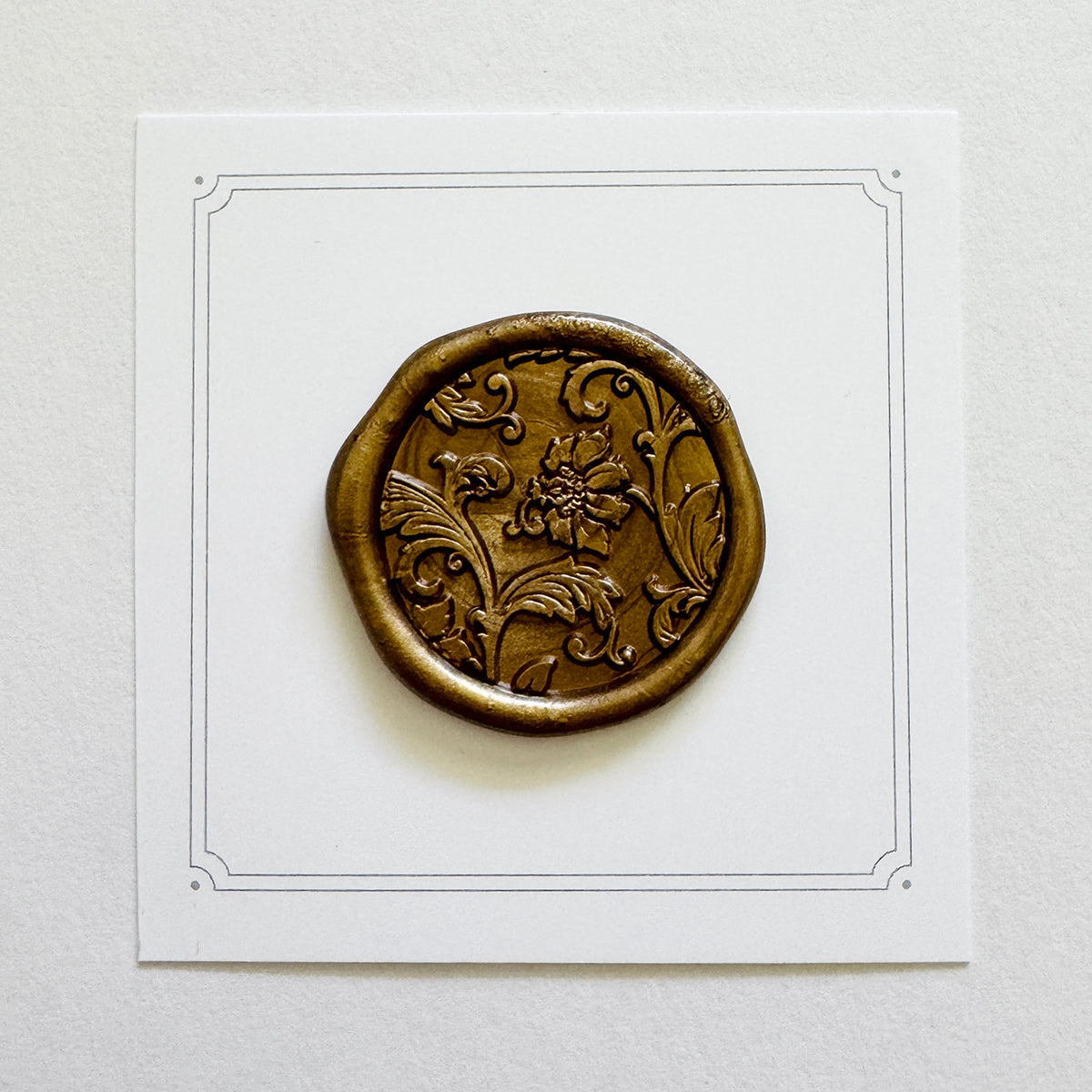 Victorian Garden Wax Stamp